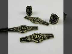 Sanat Kağıdı Çıkarılabilir Sigara Band Yazdırma Etching Ring Foil Etiket Yazdırma