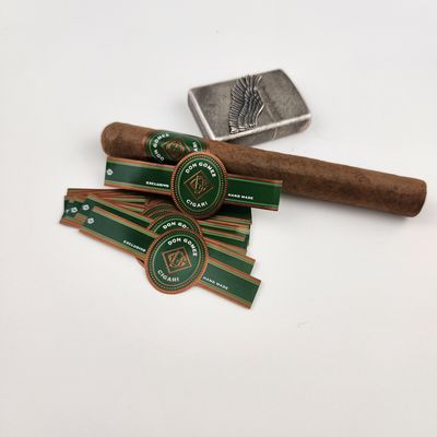 satın al Özel şekil Kağıt Sigara Etiketi Yazdırma Rezil Folyo Etiketler Sigara Yüzük Band Etiketler Altın Folyo online manufacture