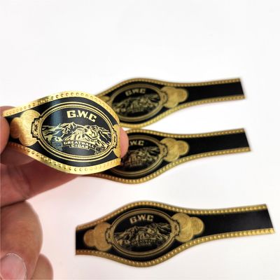 satın al Siyah Altın Özel Sigara Çetesi Baskı Dikkate Alınmış Altın Folyo Çetesi Etiket Dikkate Alınmış online manufacture