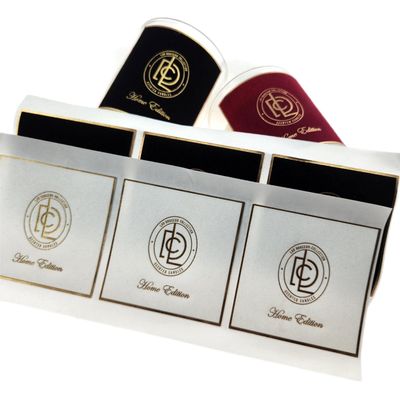 satın al Sıcak Satış Kadife Etiketler Kadın Parfüm OEM Orijinal Parfüm Kendine Yapışkan Metal Etiket online manufacture