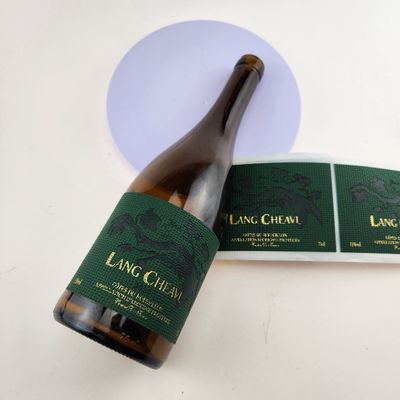 satın al Özel Özel Etiket Deri Monogram Adı Şarap Etiketi Kırmızı Şarap Etiketi online manufacture