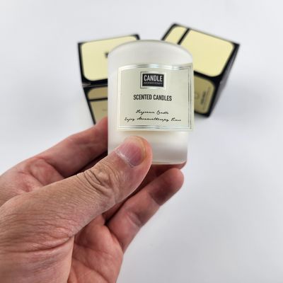 satın al Toptan Yapısal Kağıt Logo Yazdırma Parfüm Mum Etiketleri Paket Etiketler online manufacture