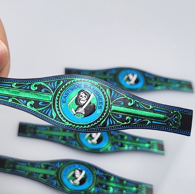 satın al Premium Custom OEM Su geçirmez Vinyl Çaplı Sigara Halkası Spot UV ve Çaplı Çaplı Yüksek Kaliteli Kişisel Markalaşma Su geçirmez Sigara Etiketi Taşıyıcısı online manufacture