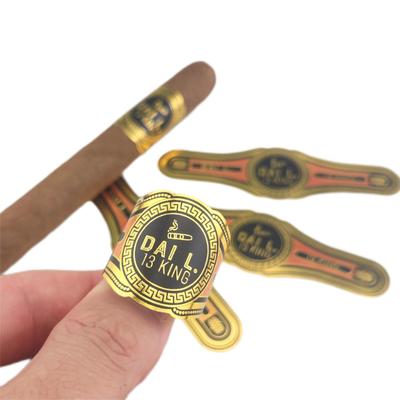 satın al Custom Eco-friendly Cigar Label with Full-automatic Production and ISO9001 Certified for Private Branding online manufacture