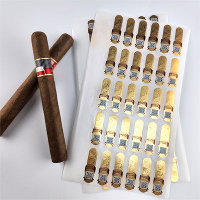 İyi bir fiyat. İçecek Çubuklu Sigara Etiketleri Yazdırılabilir Suya dayanıklı Özel Altın Folyo Etiketler çevrimiçi