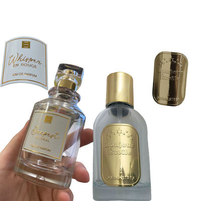 İyi bir fiyat. Özel şişe etiketi embossed logo parfüm alüminyum etiketi parfüm ambalajı çıkartmaları için kendi kendine yapışkan çıkartmalar çevrimiçi