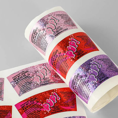 İyi bir fiyat. Su geçirmez vinil yapışkan etiket parfüm mum ambalajı için özel basılı holografik çevrimiçi
