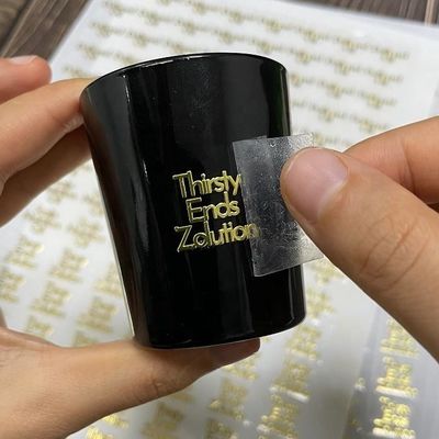 İyi bir fiyat. Yeni Trend Çıkartma Etiketi Mat Siyah Çıkartma Etiketleri Mum Parfümü çevrimiçi