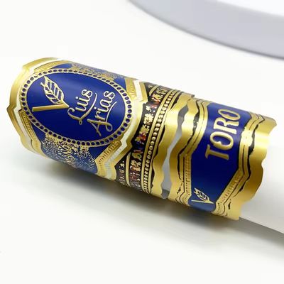 İyi bir fiyat. Custom Logo Cigar Label with Full-automatic Production and Customized Shape for Premium Branding çevrimiçi