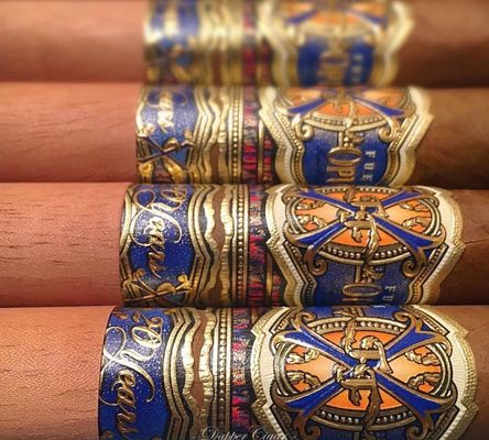 İyi bir fiyat. Private Label Custom Shape Eco-friendly Cigar Band and Cigar Label with Gold Foil Printing çevrimiçi